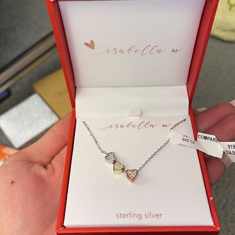 3 hearts necklace